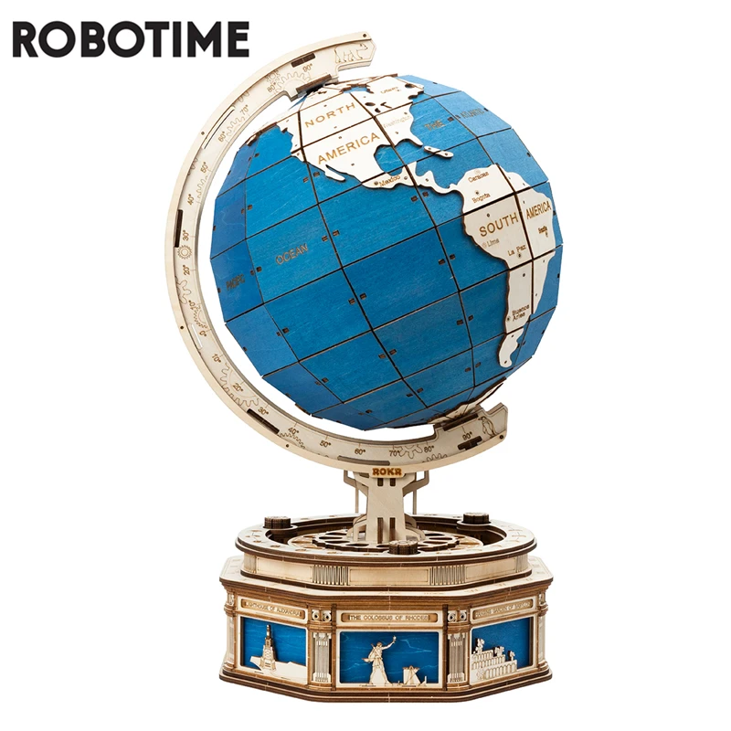 Robotime 567 шт. Большой размер DIY вращающийся 3D шар деревянная головоломка игра в