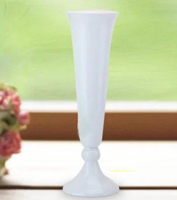 10 шт) Высокая белая металлическая подставка для цветов для свадебного украшения стола