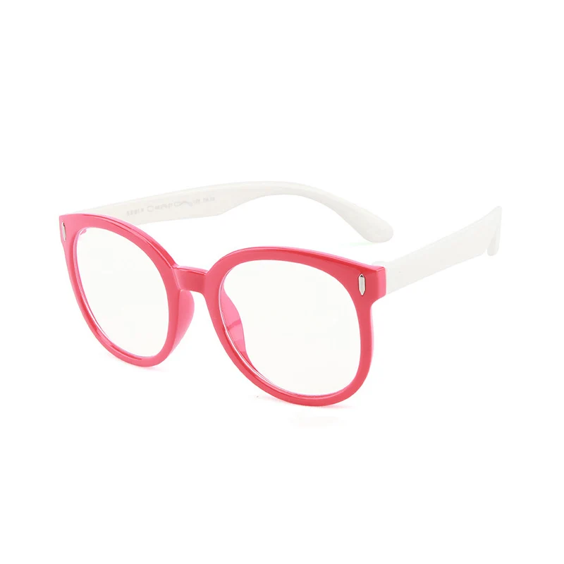 Анти-голубые световые очки для детей компьютерные очки с УФ-защитой Анти ослепительные очки голубые световые блокирующие очки для малышей - Цвет оправы: red white