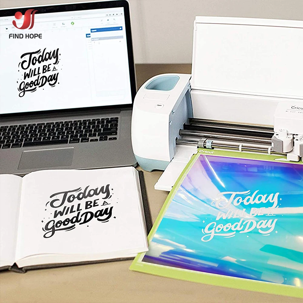 50*100cm Holographic Glow In The Dark Heat Transfer Vinyl Iron on T-shirts Clothing Film For Cut Roll DIY