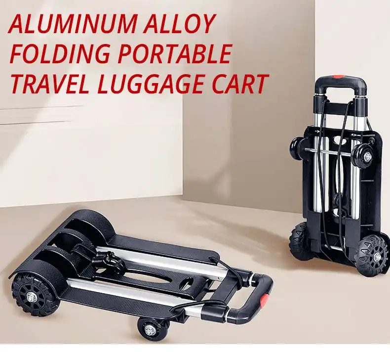 aluminum luggage cart
