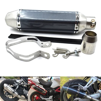 

Universal Motorcycle parts Exhaust Stainless Steel Motorbike Exhaust Pipe for Kawasaki ZX6R ZX636 ZX10R Z1000 Z750R Z1000SX NINJ