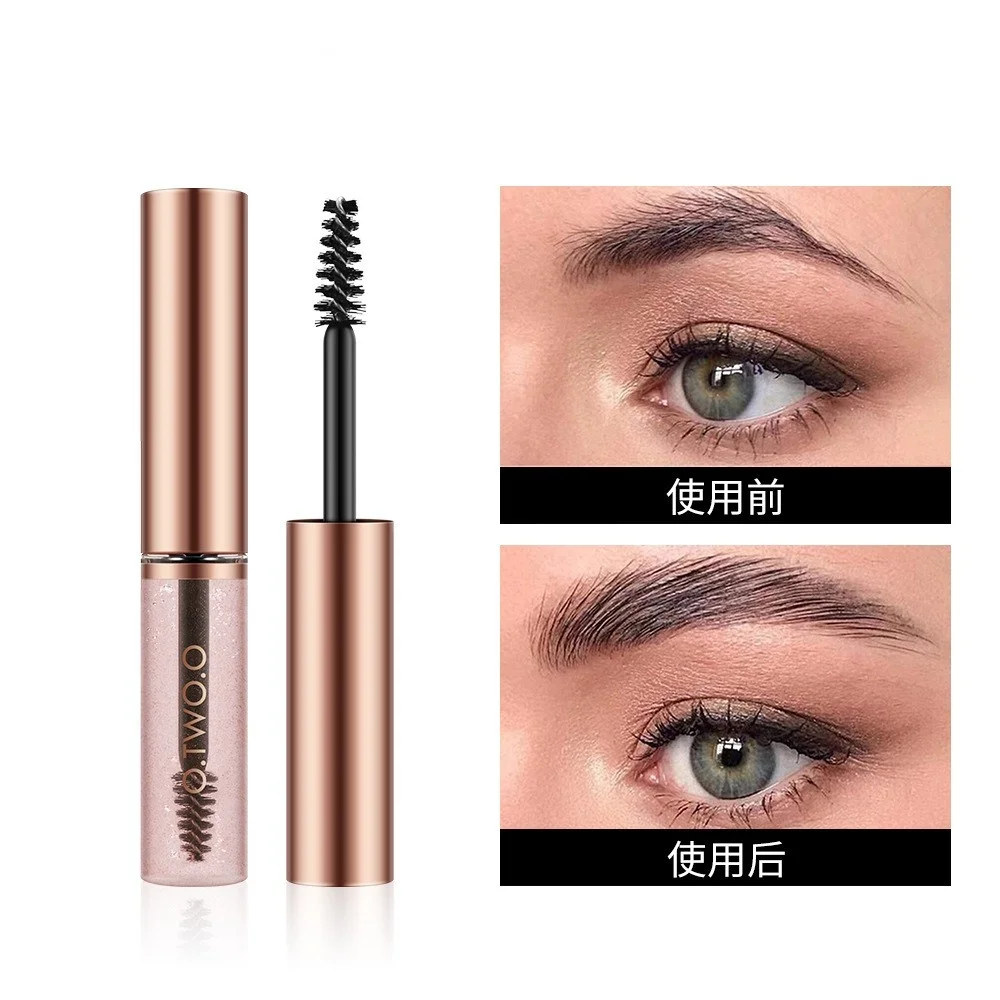 Eyebrow Coat Styling Gel Kit With Scissors Waterproof Transparent Fast