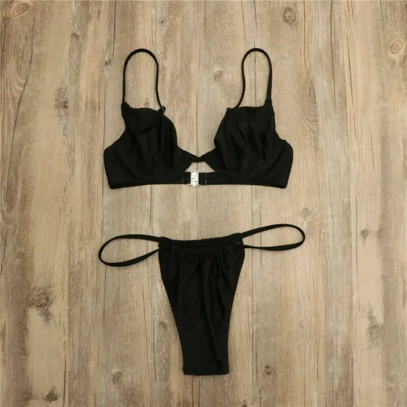 

2020 Bathing Suit Summer Female Swimsuit Bathing Suit Brazilian Bikini Set Swimsuit Swimwear Women Push-up Padded Bra Beachwear