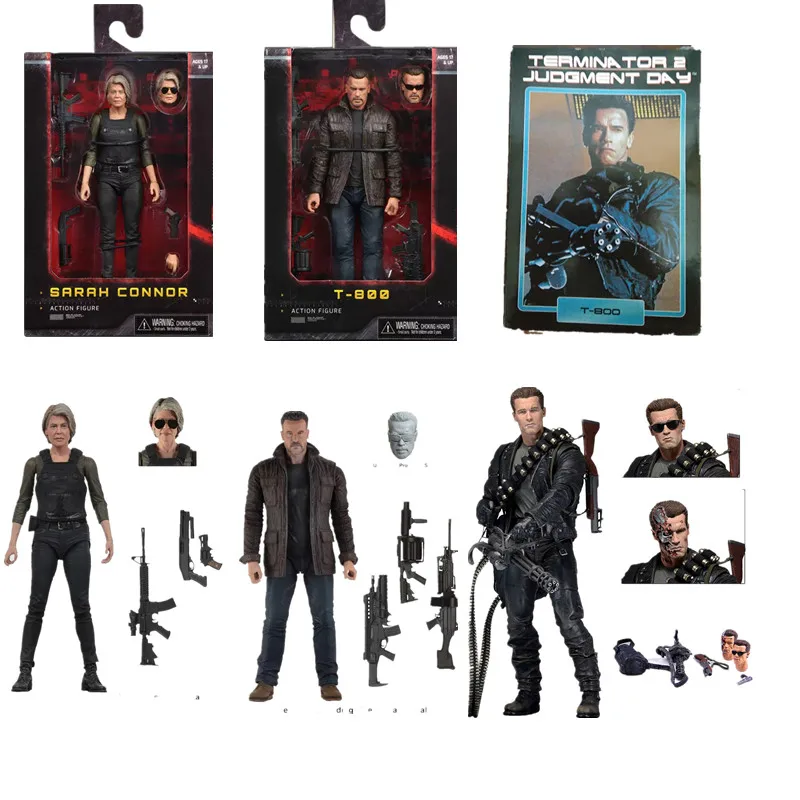 Новинка экшн фигурка NECA Terminator T 800 Dark Fate Сара Коннор Коллекционная модель игрушка