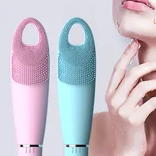 Электрическая водостойкая силиконовая Глубокая чистка лица очищающая щетка для массажа глаз Кисть для лица очищающий массажный аппарат красота