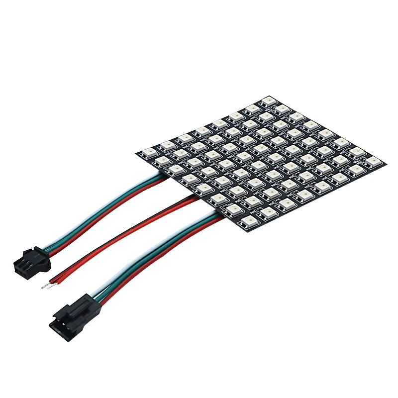 

SZYOUMY 8*8 16*16 8*32 точечная матрица светодиодный панель модуля SMD 5050 RGB Полноцветный дисплей гибкий фотографический экран