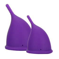 Silicone Menstrual Cup Reusable Female Lady Hygiene Cup Collector Prevent Side Leakage Can Swim Soak Hot Springs Body Care Tools