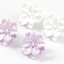 

1Pair Elegant Flower Stud Earring Simple Fashion Acrylic Flower Ring Camellia Blossoms Earrings Wedding Jewelry Women New
