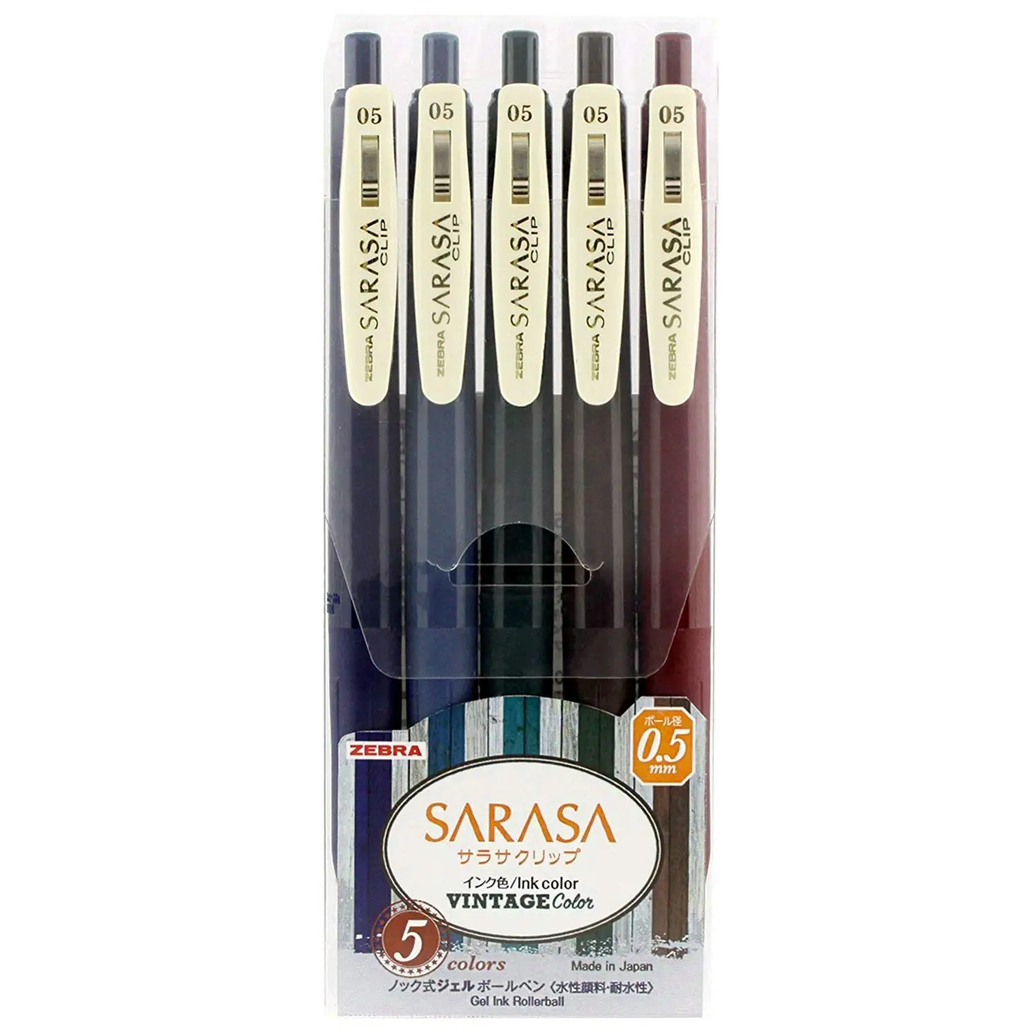 Zebra Sarasa зажим 0 5 Выдвижная гелевая чернильная ручка резиновая рукоятка мм