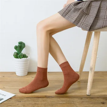 

Women Socks Elastic Breathable Sock Girls Letter Comfortable Stripe Polyester Sock Slippers Ankle Sock Cotton Sock