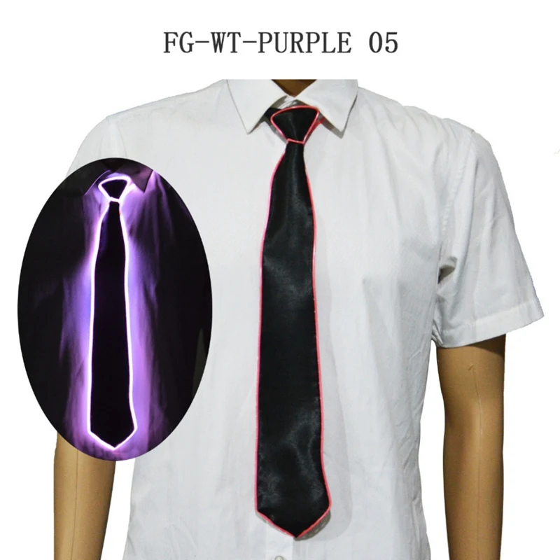 

Light Up 5 Color Tie Party Dress LED Tie Glowing Performance For Halloween Christmas Party Decoration New Years Bar Club Cosplay