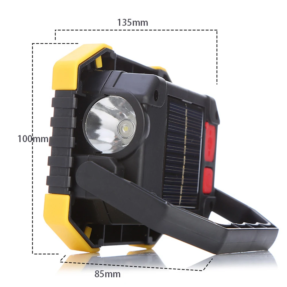 100W Led Work Light 180 Degrees Adjustable Lanterns With Built-in Battery Spotlight Rechargeable for Outdoor Camping Lamp Led