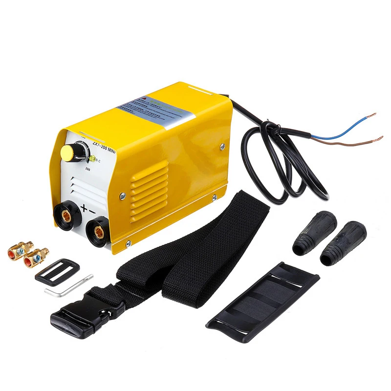 Equipo de soldadura eléctrica mini 20A-200A, inversor de CC IGBT, 50-60Hz, ZX7-200, 220V