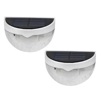 

Solar Garden Light Black Shell Semicircular Fence Light 6Led Solar Wall Light Smd Drops Led Solar Light