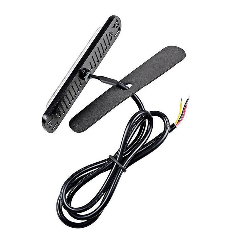 DC 12 V-24 V Светодиодный светильник-вспышка, запасные лампы безопасности для грузовиков, светящиеся черные прозрачные линзы DC 12 V-24 V Светодиодный светильник-вспышка, запасные лампы безопасности для грузовиков, светящиеся черные прозрачные линзы