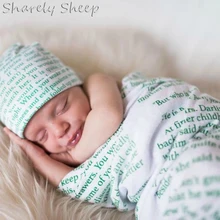 Набор для пеленания девочек и мальчиков+ шапка, реквизит для фотосессии новорожденных, реквизит для фотосессии, буквенные обертывания, одеяло, аксессуары для фотосессии
