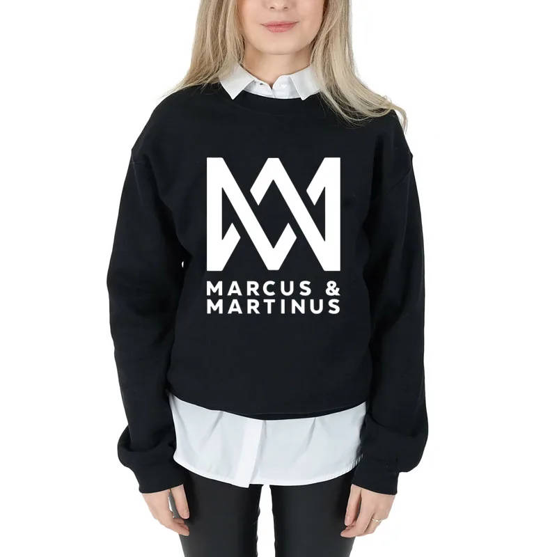  Pop Act Marcus and Martinus Sweatshirt Women Crewneck Sweatshirts Long Sleeve Pullover Spring Autum