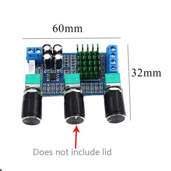 

2x80W Amplifier Board Digital Dual Track Audio DC12-24V Electronic Sound Module Stereo Mini Easy Install TPA3116D2