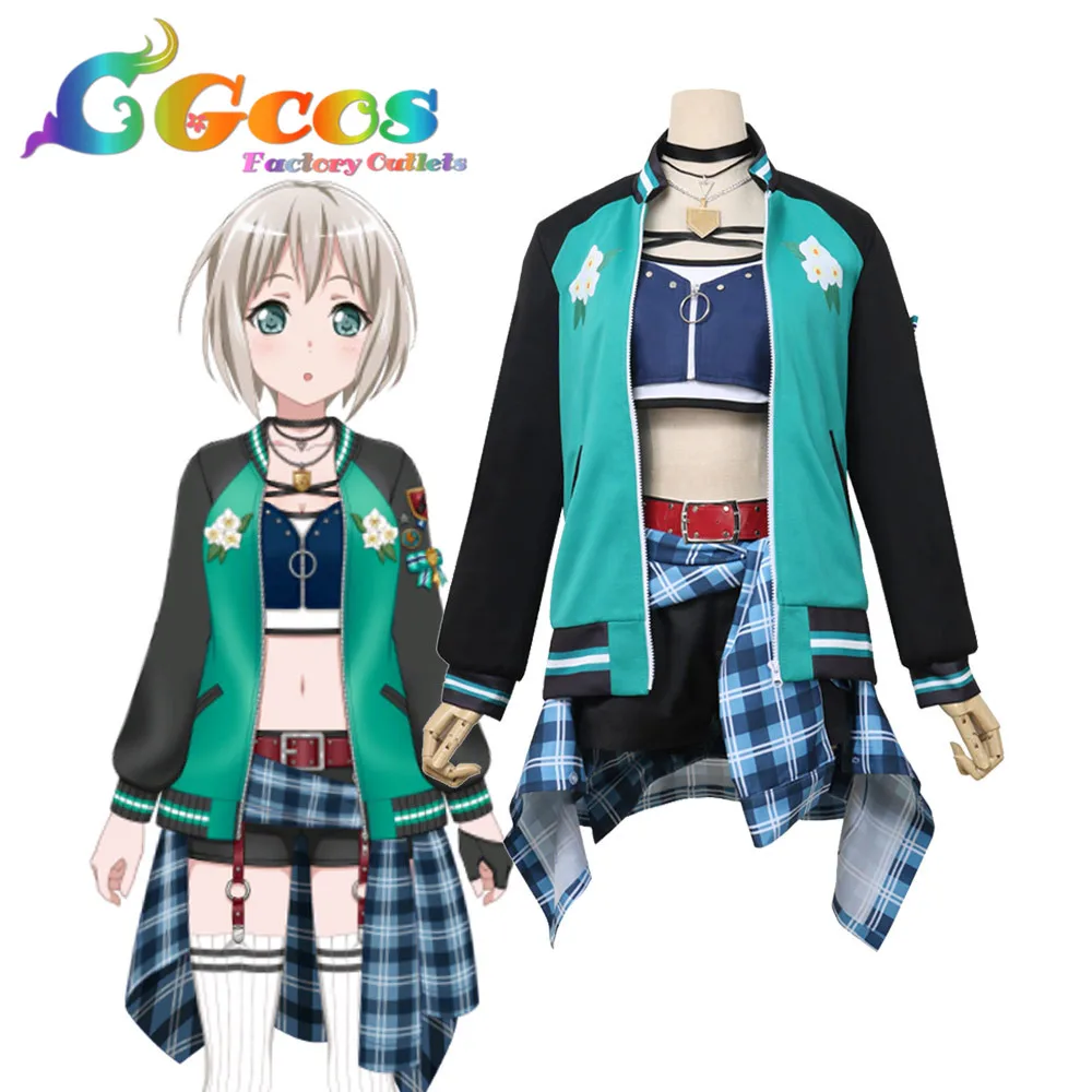 CGCOS Косплэй костюм Bang Dream! Afterglow Speedy Skies Aoba Moca платья для Хэллоуина и Рождества CG533