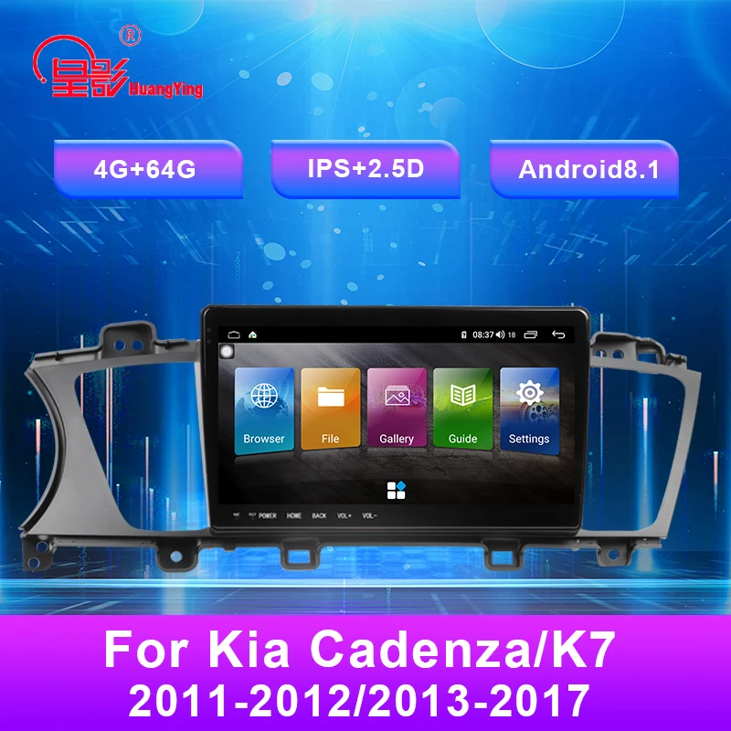 

For Kia Cadenza/K7 2011-2012 2013-2017 Android 9.66" Car Navigation GPS Audio Video Radio DVD Multimedia Player Touch wifi 4G