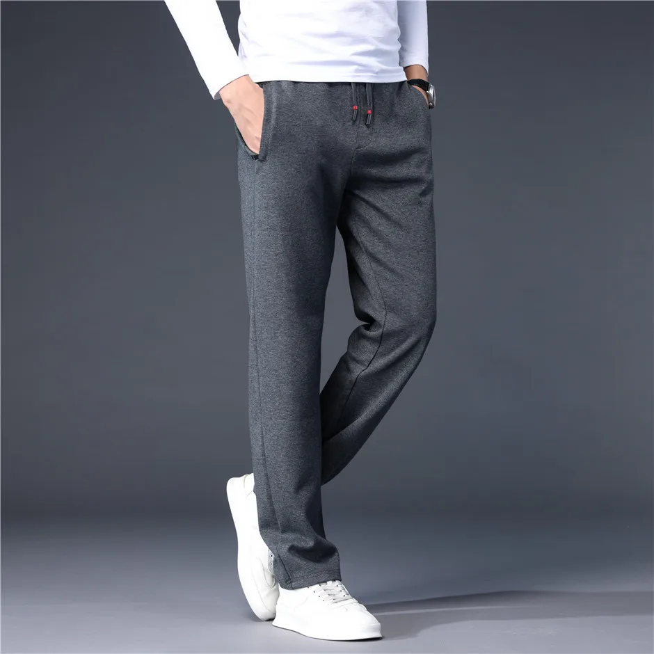 COODRONY Autumn Winter Streetwear Fashion Casual Sweatpants Men Clothing Soft Warm Cotton Pants Tracksuit Trousers Joggers C9023 red sweatpants