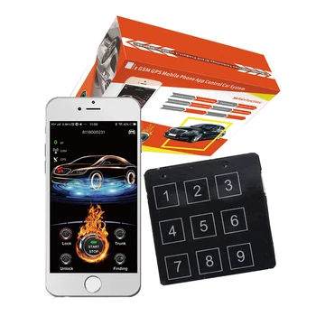 

Cardot Russian Free Shipping 2g Universal Smart Phone Control Compatible Original Start Button Keyless Entry System Car Alarms