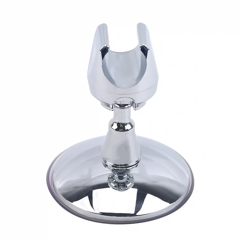 Plastic Bathroom Adjustable Vacuum Rack Shower Head Holder Removable Silver Suction Cup Bracket Shower Mounting Brackets