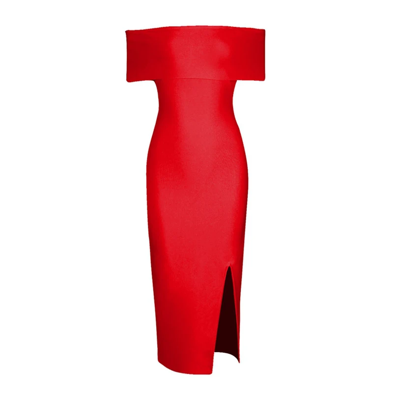 INDRESSME-Off-The-Shoulder-Split-Bandage-Dress-Fashion-For-Women-2018-Party-Dresses