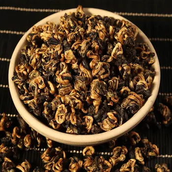 

2020 China Yunnan Fengqing Extra-grade Honey Golden Snail One Bud One Leaf Black Tea 250g Red Golde Free Shipping