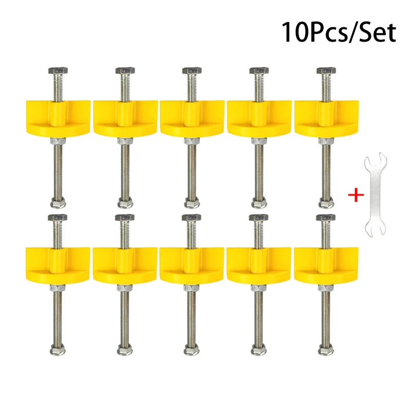 

10PCS adjustable height lifter for tiles, horizontal adjuster for horizontal adjustment of tiles, stable di positioner for tiles