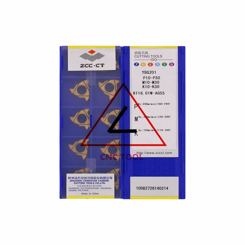 

RT16.01W-AG55 YBG201 10pcs Original CHINA ZCCCT Turning Inserts