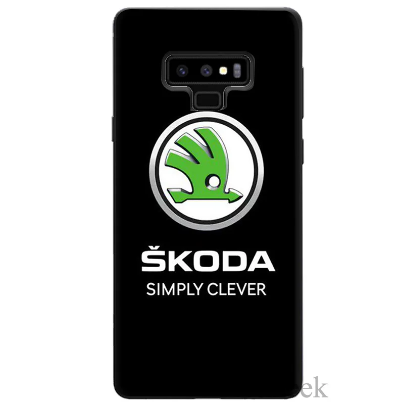 Desxz для автомобиля Skoda логотип Чехол из термопластичного полиуретана для samsung Galaxy A5 A6 A7 A8 A9 A10 A30 A40 A50 A70 Защитная крышка - Цвет: B6