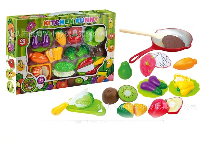 

Model Children Fruit & Vegetable Cutting Play House Toys Slicer Educational CHILDREN'S Toy