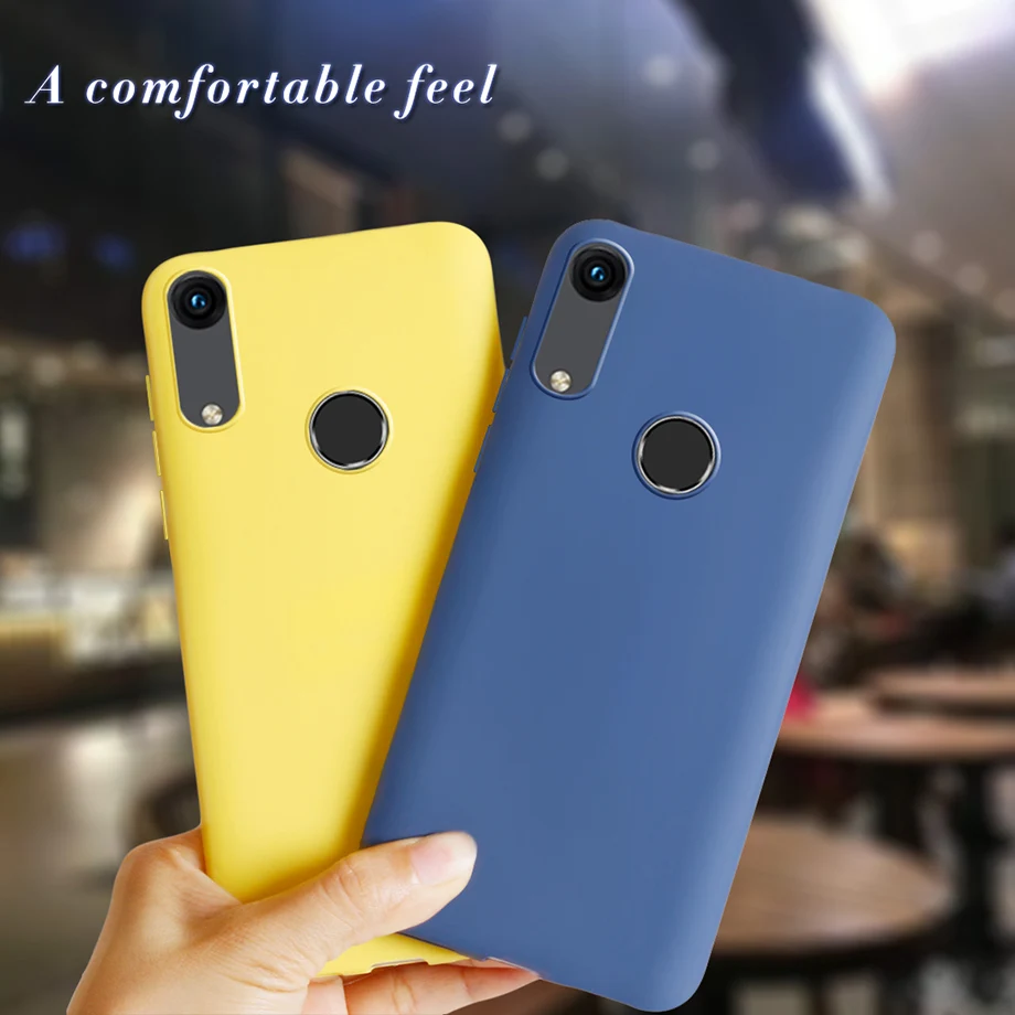 For Huawei Y6S Case Silicone Matte TPU Soft Back Phone Cover Y6 S Y 6S 2020 JAT-LX1 LX3 L29 L41 Bumper | Мобильные телефоны и