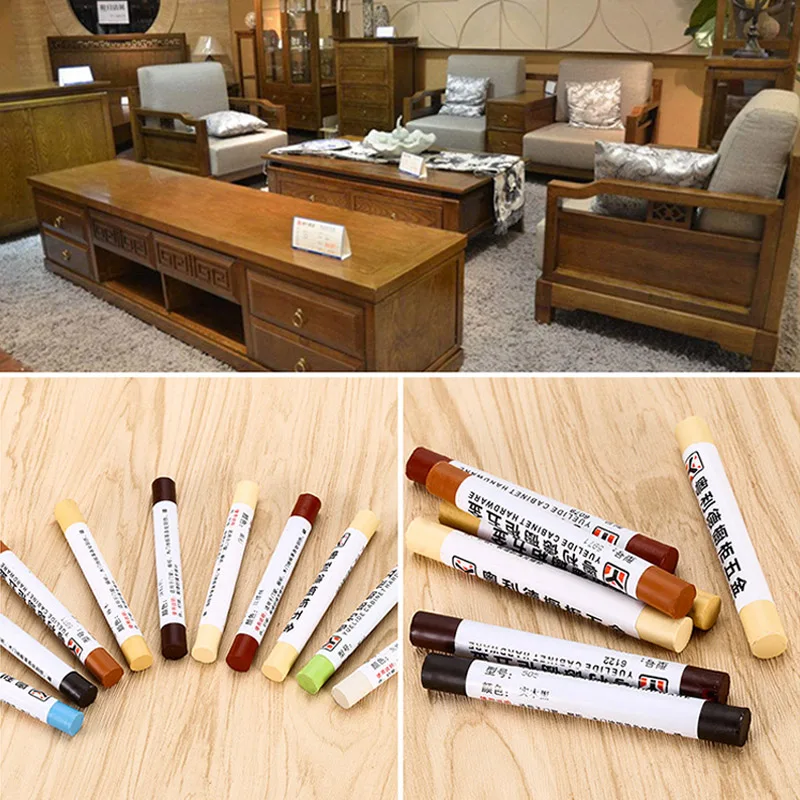 

Wooden Floor Repair Crayons Scratch Repairing Home Furniture Damaged Decorative QJS Shop