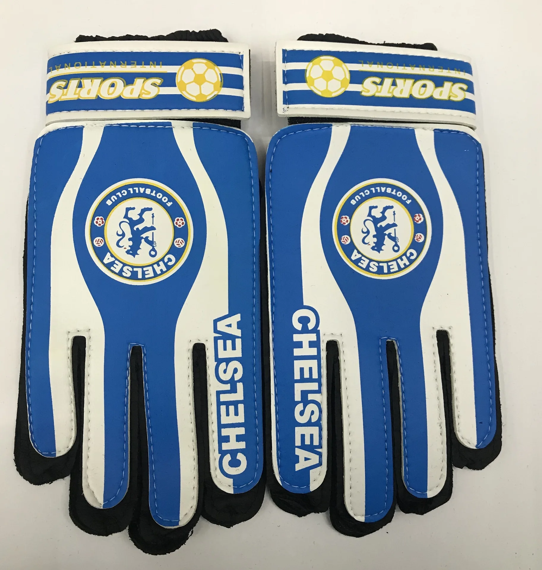Pu Anti-slip Goalkeeper Gloves Football Team Logo Gloves Children Adult Football Training Hand Guard