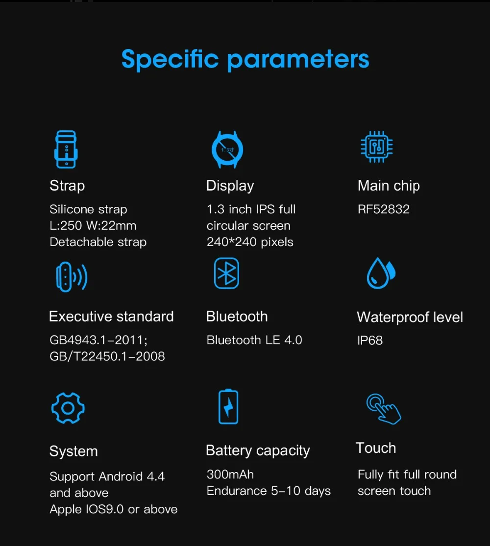 L9 Смарт часы ЭКГ сердечный ритм звонки напоминание полный сенсорный Smartwatch IP68 Водонепроницаемые часы для мужчин для Android IOS PK L7 GT2