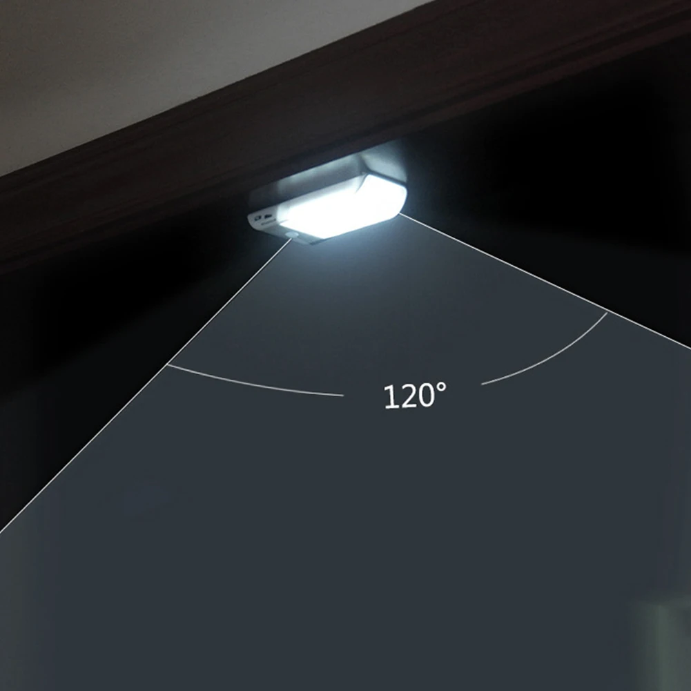 Перезаряжаемый USB 12 Светодиодный PIR датчик движения индукционный Ночной светильник лампа для шкафа