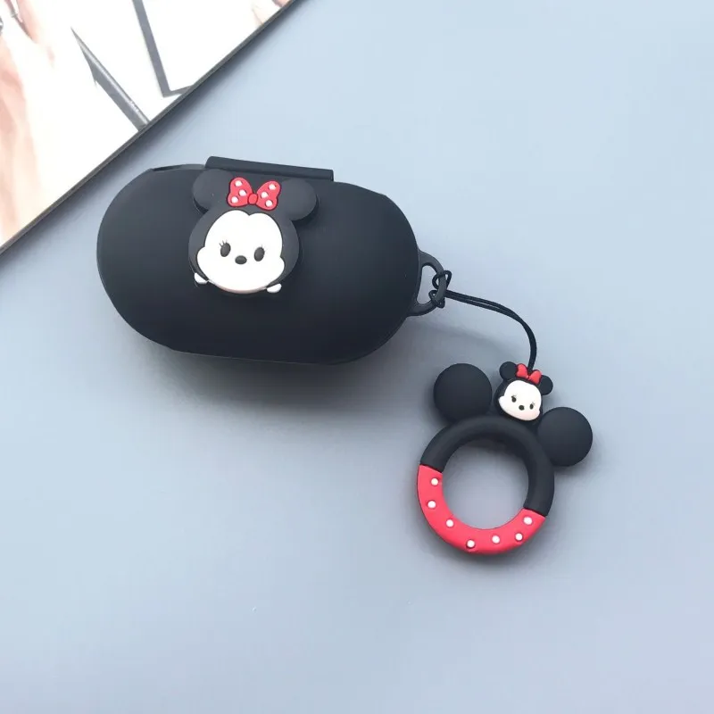 Силиконовый чехол с рисунком для samsung Galaxy Buds, чехол для зарядки, беспроводные наушники, защитный чехол, кольцо на палец
