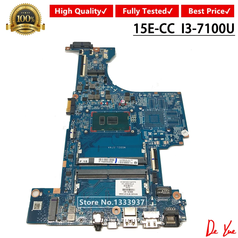 926276-601 926276-501 926276-001 для ноутбука hp pavilion 15-cc 15t-cc 15e-cc Материнская плата DAG74AMB8D0 i3-7100