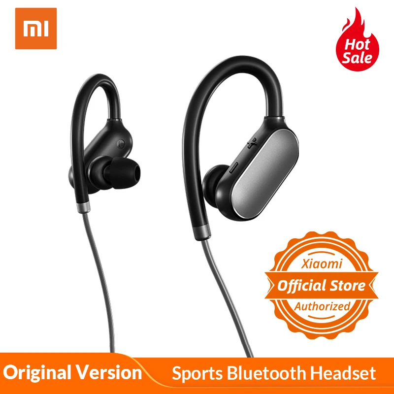 Оригинальные xiaomi mi Спортивные Bluetooth Наушники 4 1 музыкальные наушники c IPX4