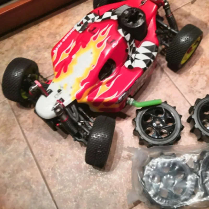 Шины для пески RC 1/8 Paddles 4 шт. шины подходит HPI AKA 1:8 внедорожника багги колеса