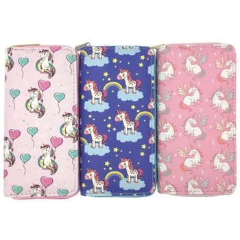 

Cartoon Unicorn Pu Wallet Wallet Card Holder Bolso Mujer Slim Wallet Women Purse Wallets Wallet Cases Coin Purses