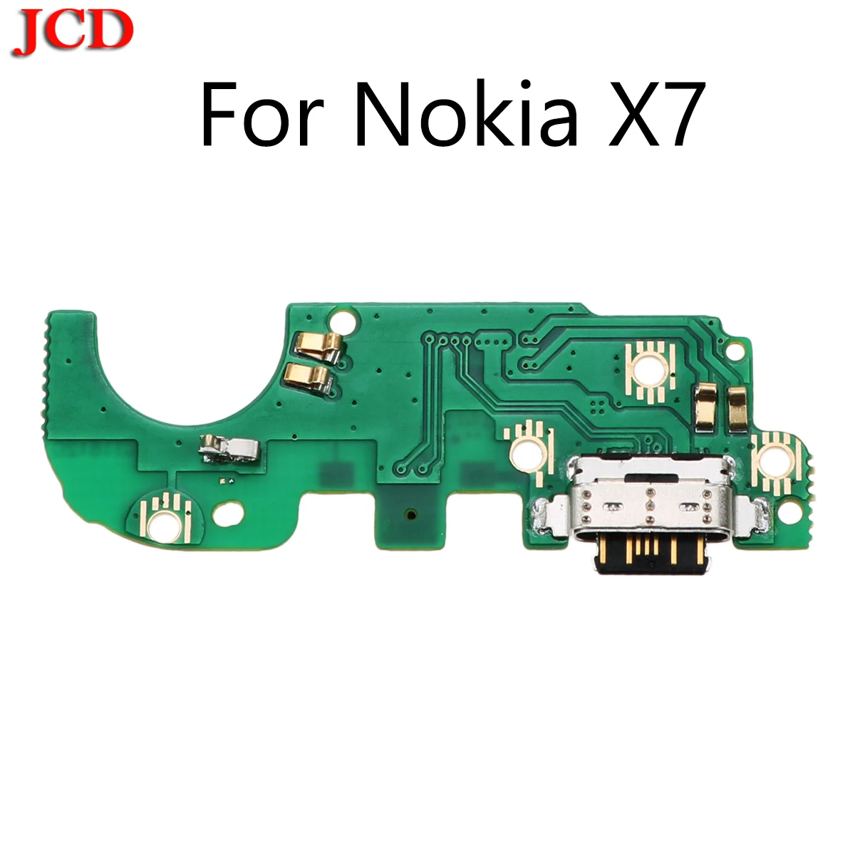 JCD для Nokia X7 usb зарядный порт док-разъем для Nokia 8,1X7 usb зарядный порт док-станция разъем плата гибкий кабель Часть