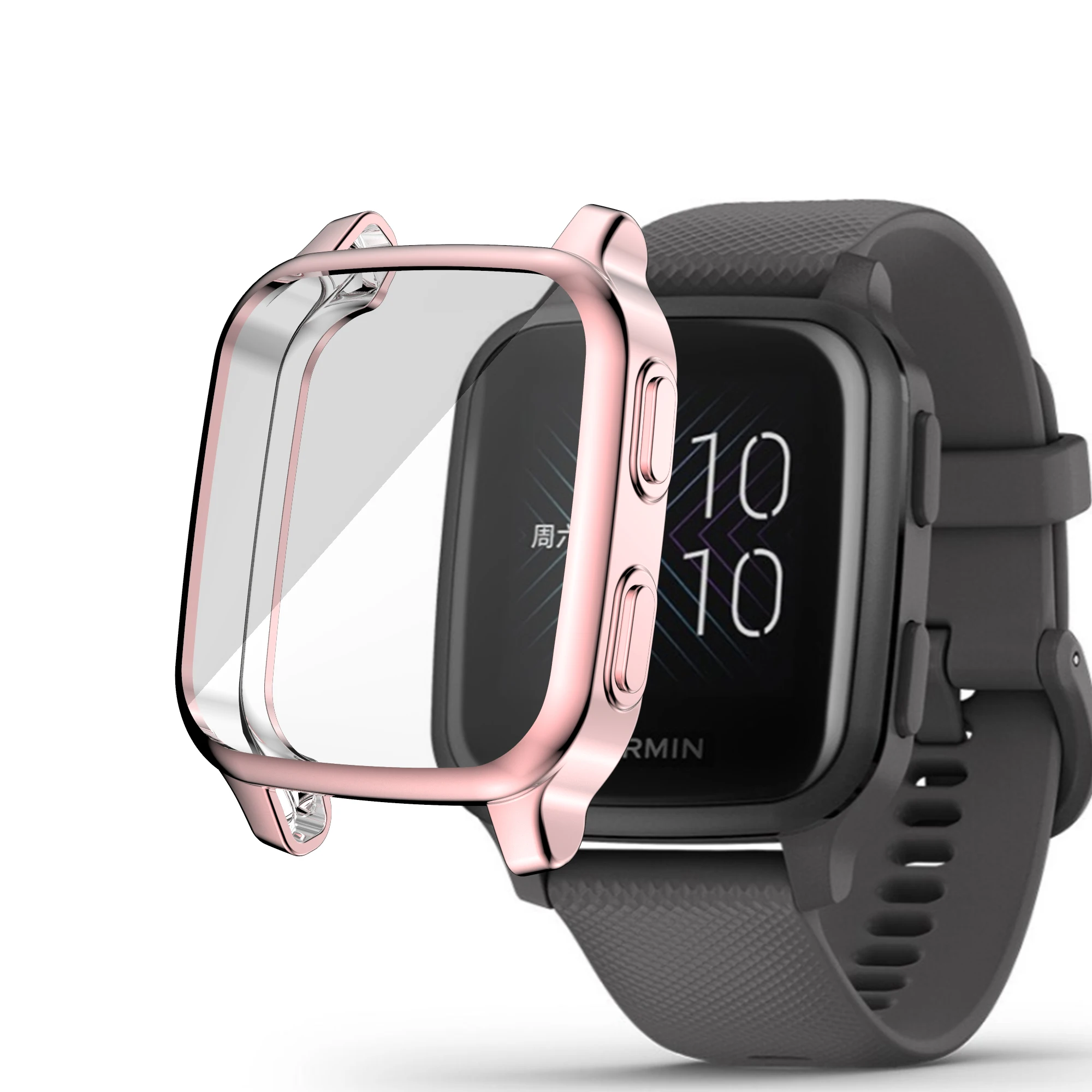 Garmin Venu SQ TPU ̽ +  245 Ʈ ġ Ż Ʈ + ̽, η ƿ Ż ð  ü