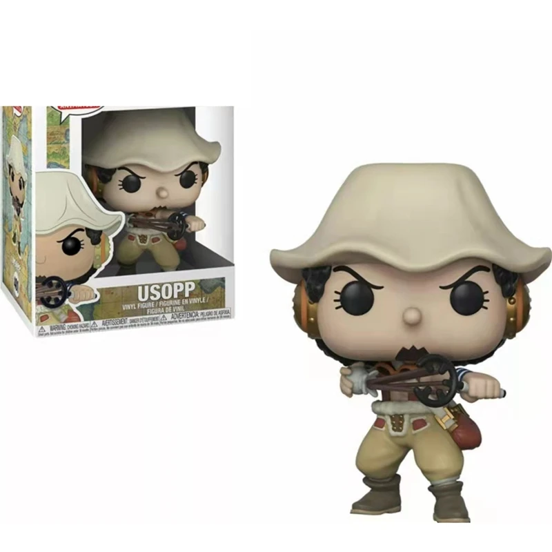 Новые игрушки FUNKO POP One Piece USOPP #401 в шляпе экшн-фигурка из ПВХ модели подарок на день