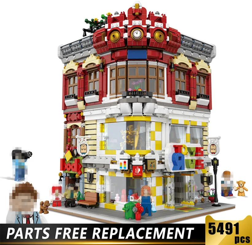 

5491Pcs Creative MOC Building Blocks Leegoed City Toys and Bookstore Set Blocks Bricks Toys with figures for Adult and Children