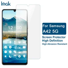 Imak braço transparente macio à prova de explosão superfície wearproof película de proteção para samsung galaxy a42 5g protetor de tela