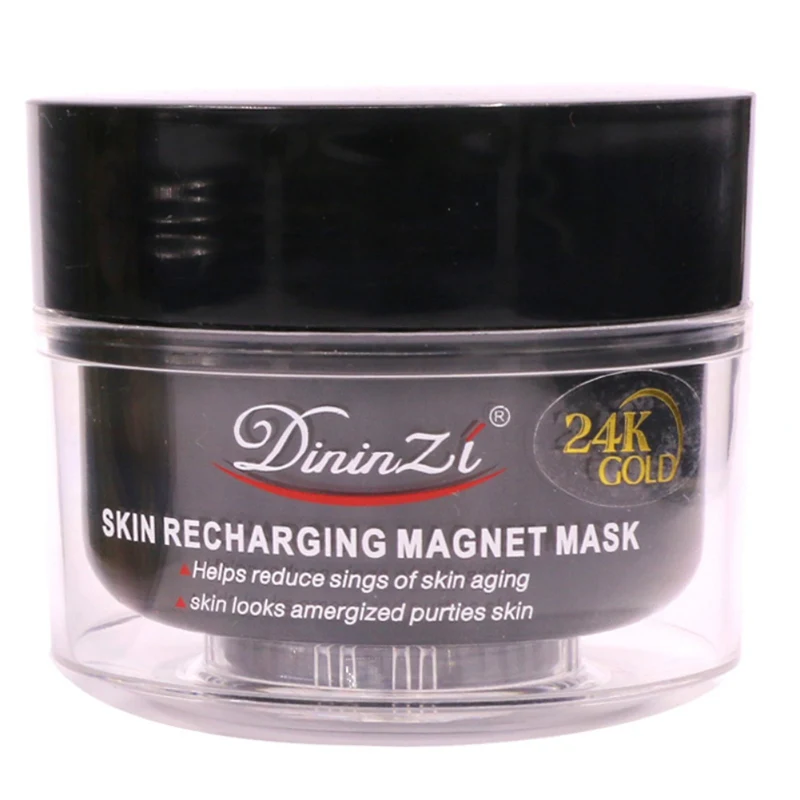 24k золотой магнит маска грязевая увлажняющая осветляющая контроль масло для очистки лица маска для удаления черных точек